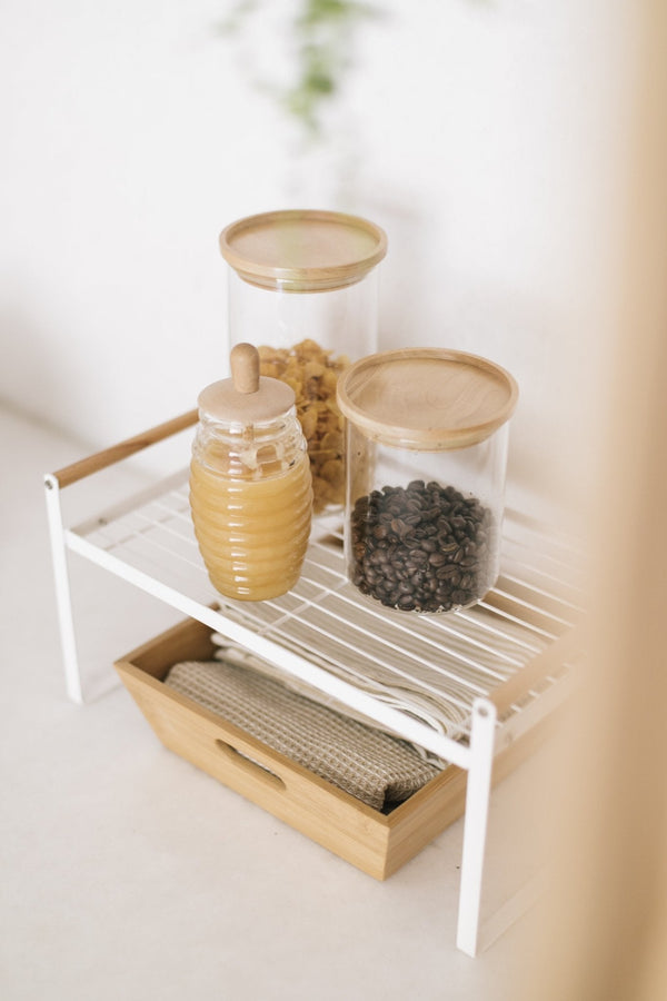Boîte En Verre Et Bois - Transparent