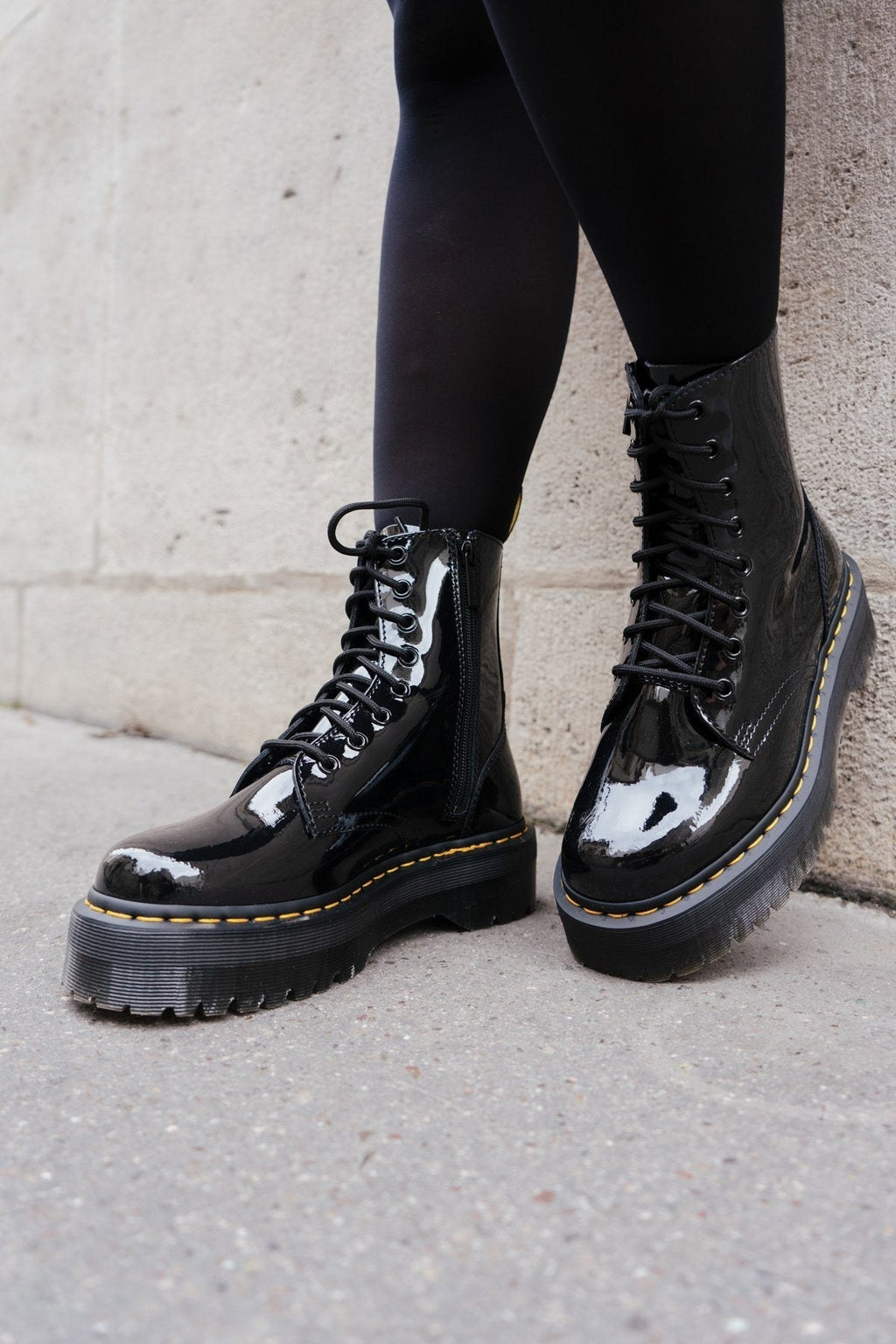Boots Jadon - Noir Verni