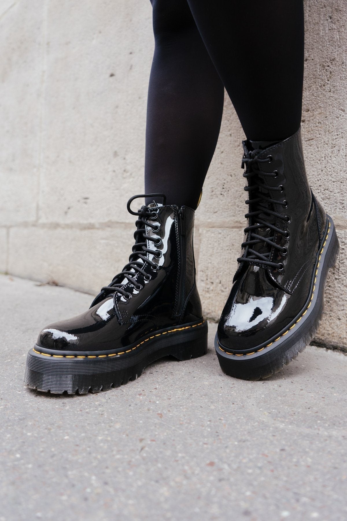 Boots Jadon - Noir Verni