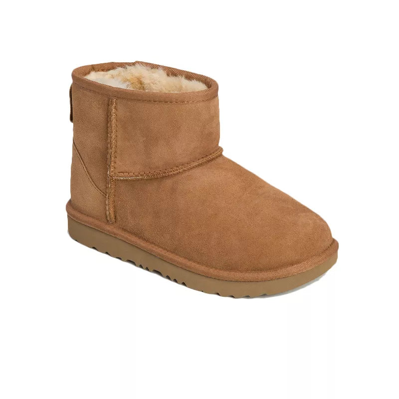 Boots Ugg Classic Mini Ii Junior - Marron Foncé