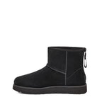 Botte UGG Classic Mini Logo Zip - Noir - Femme