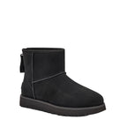 Botte UGG Classic Mini Logo Zip - Noir - Femme