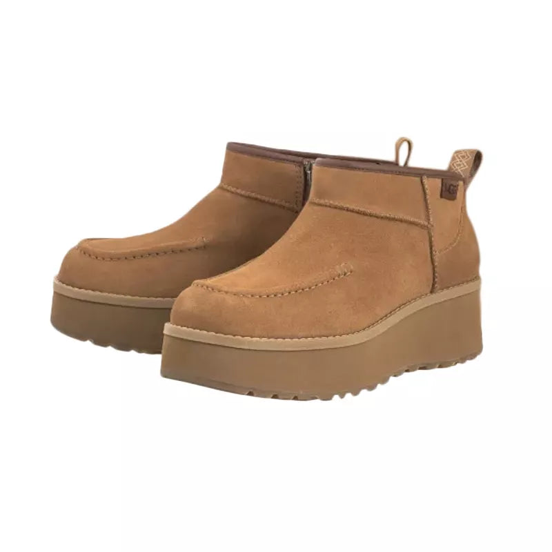 W Cityfunc Ultra Mini Boots - Chesnut