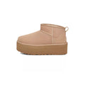 W Classic Ultra Mini Platform Boots - Beige