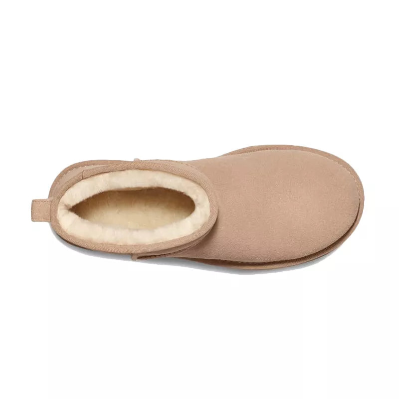 W Classic Ultra Mini Platform Boots - Beige