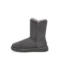 Bailey Zip Short Boots - Gray - Women