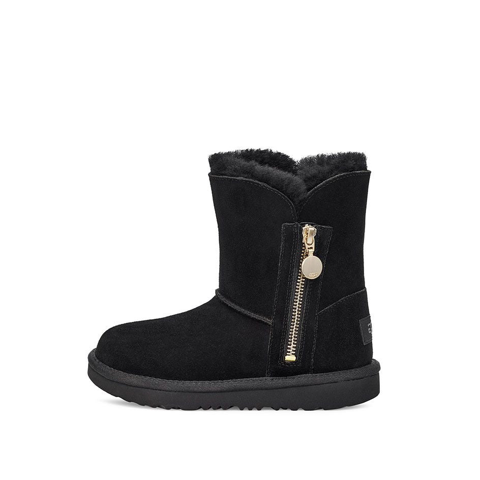 Cadet Bailey Zip Short Boots - Black