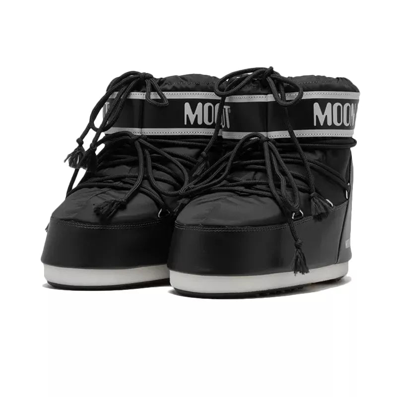 Bottines Icon Low Nylon - Noir/Blanc