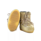 Icon Low Paillettes Ankle Boots - Gold/Brown