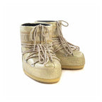 Icon Low Paillettes Ankle Boots - Gold/Brown