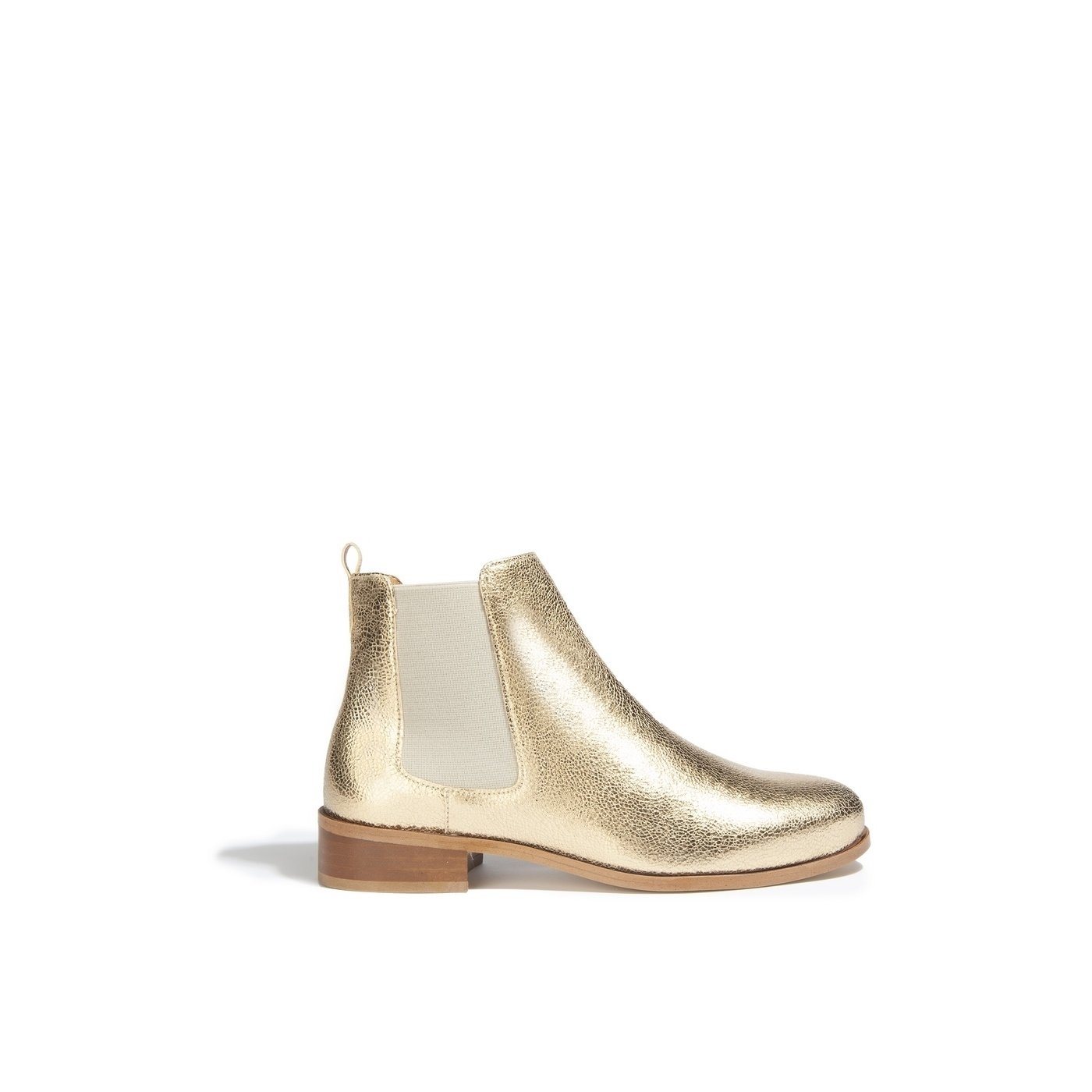 Anaki - Bottines Craquelé Doré - Anaki