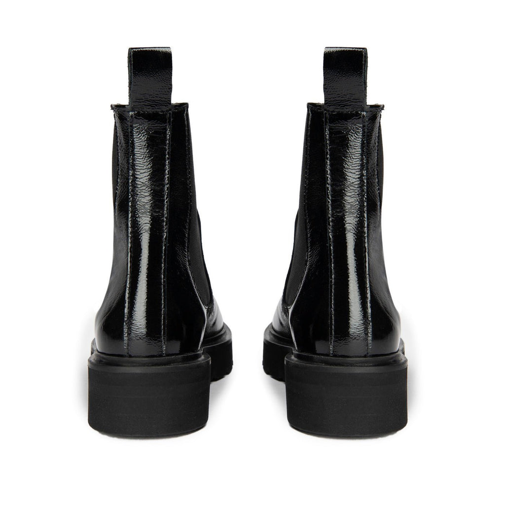 Anaki - Bottines Leeloo - Vernis Frippé Noir