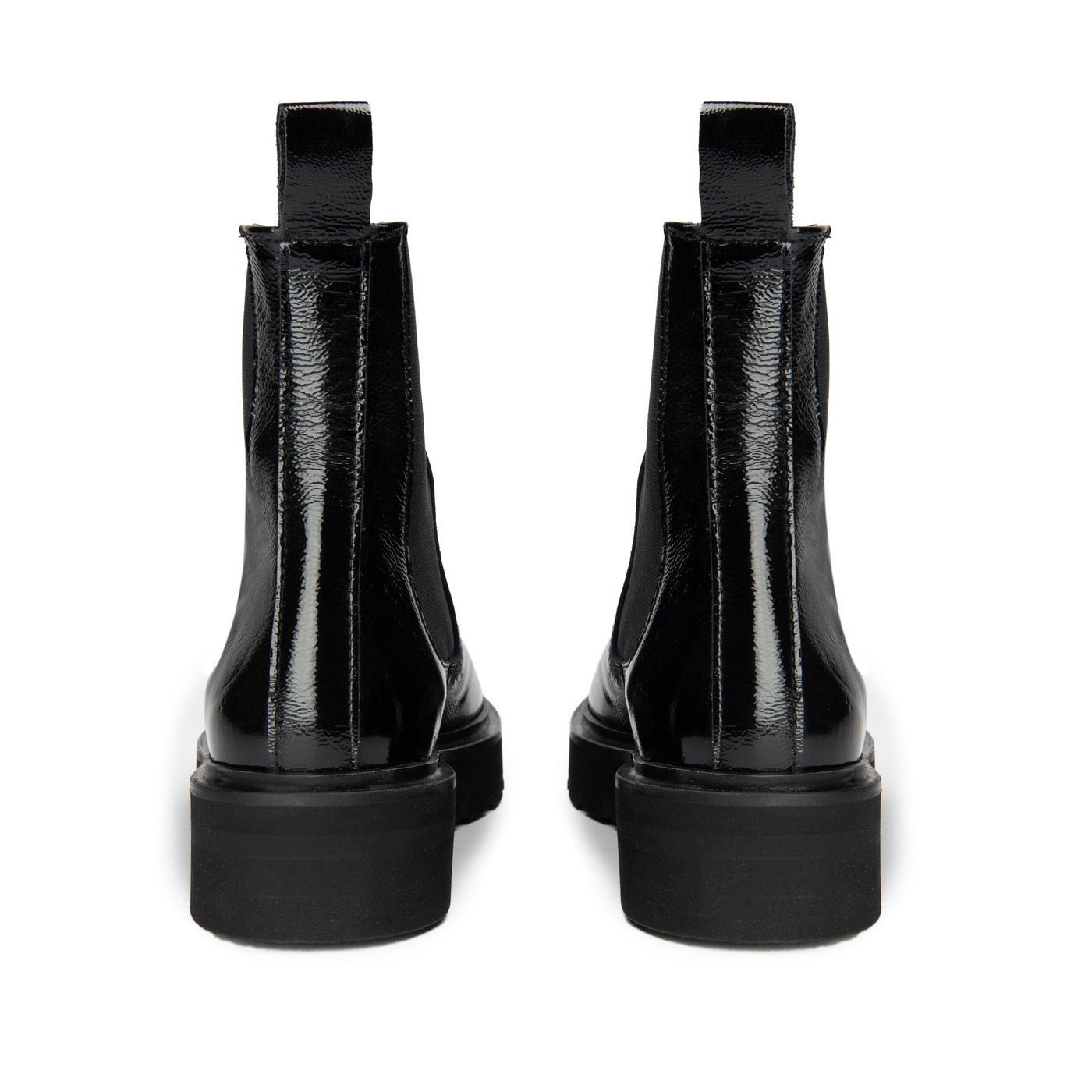Anaki - Bottines Leeloo - Vernis Frippé Noir