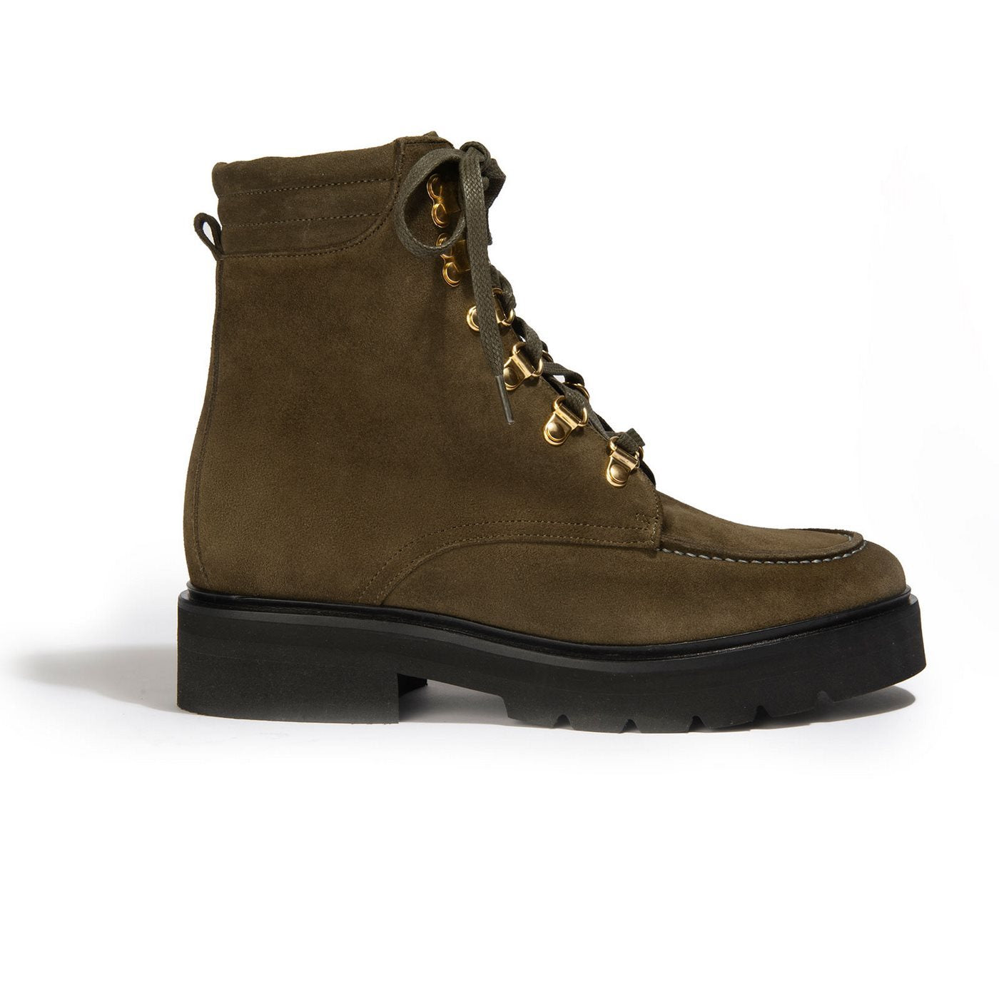 Anaki - Botines Lova - Piel de becerro ante militar - Anaki