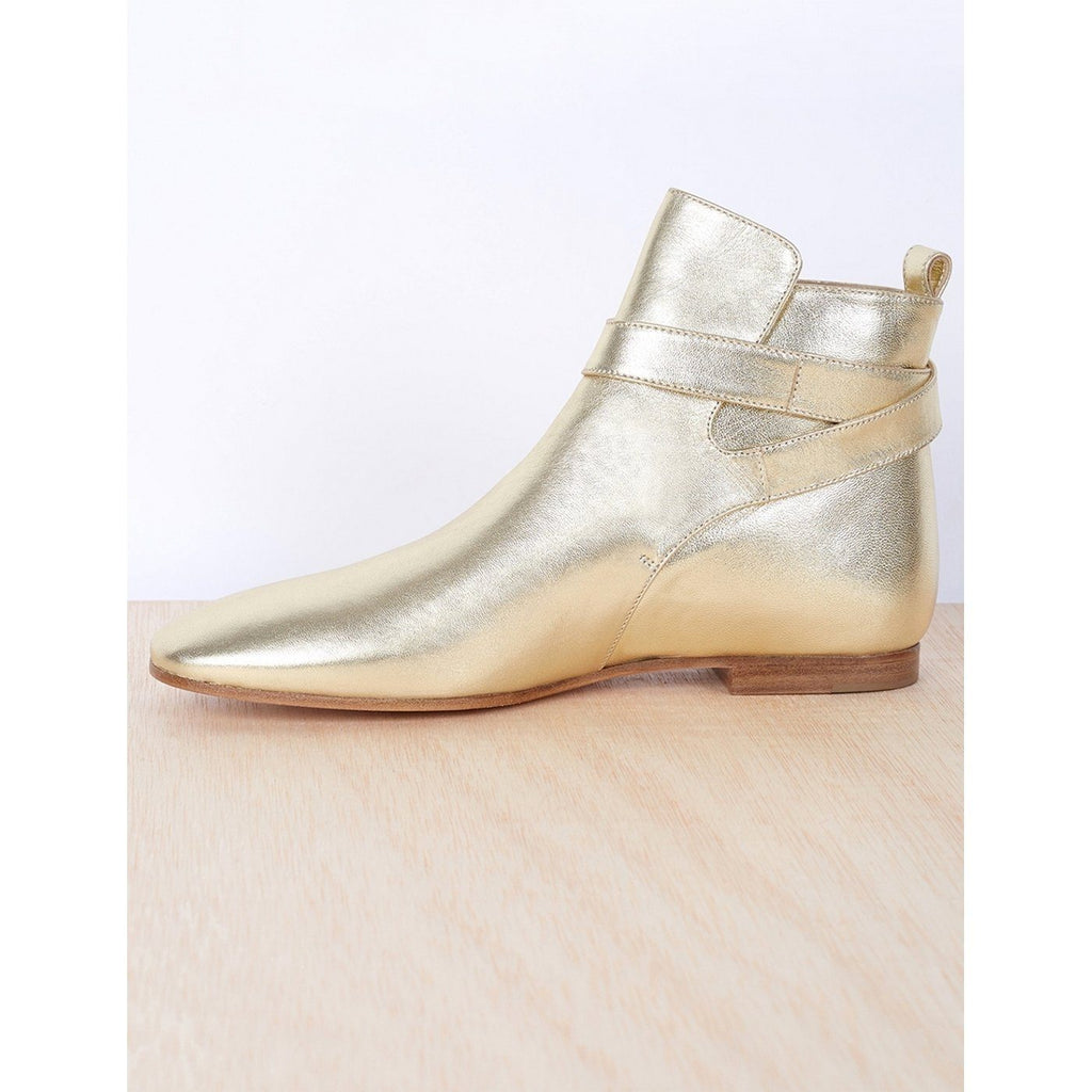 Bottines Marguerite Agneau - Doré