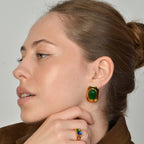 Boucles D'Oreilles Jade