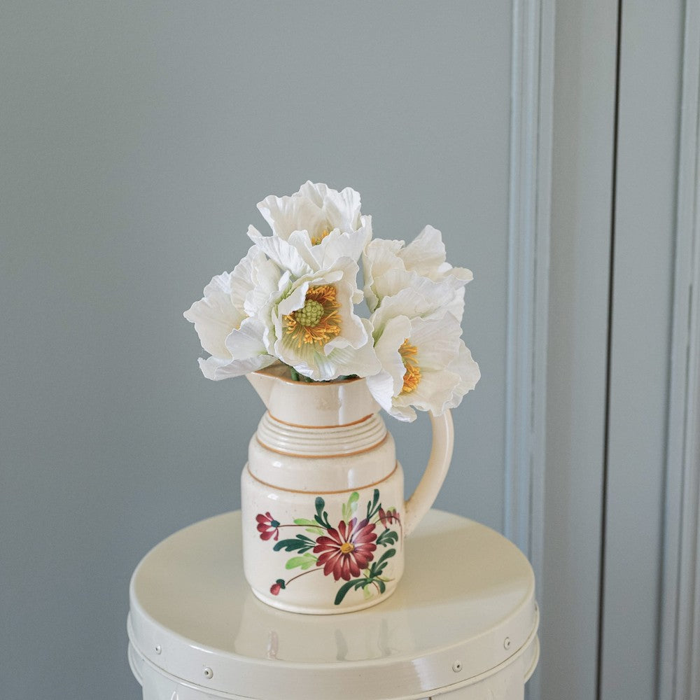 Pavot En Papier Blanc