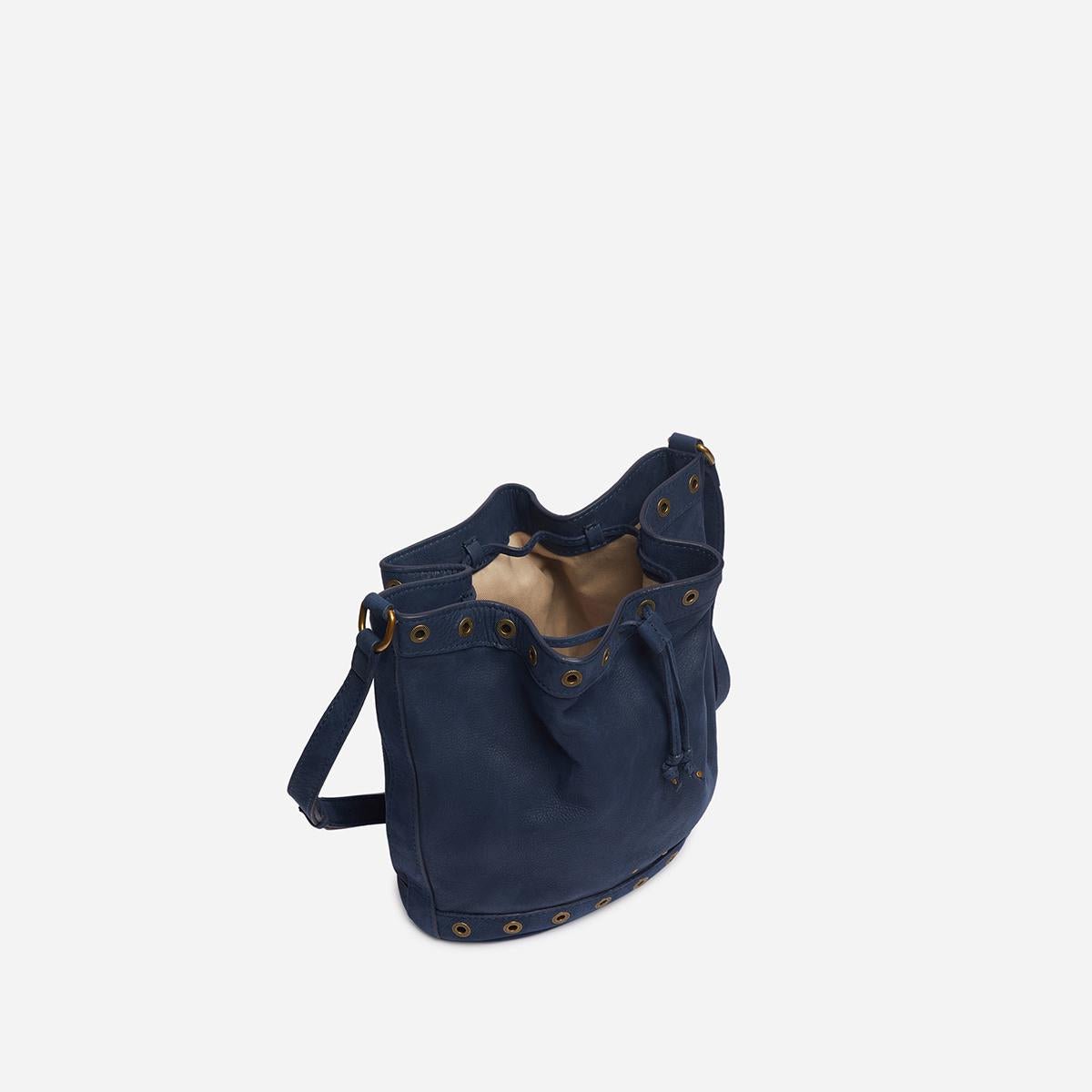 Zippy Drawstring Bag - Navy Blue