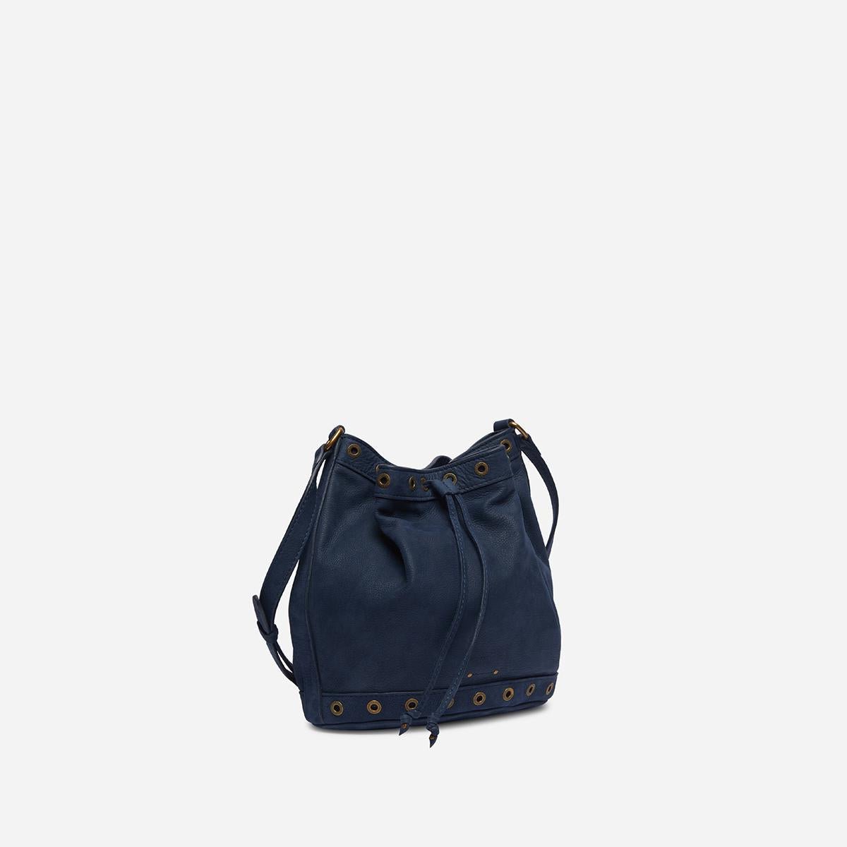 Zippy Drawstring Bag - Navy Blue