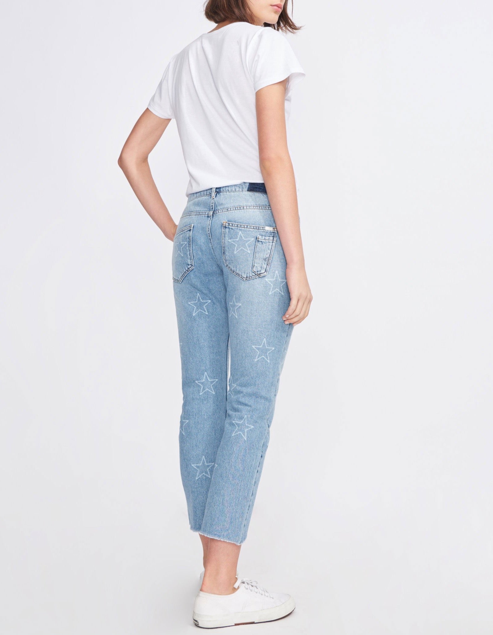 Boxy Cropped Victor Jeans - Dnm Stars