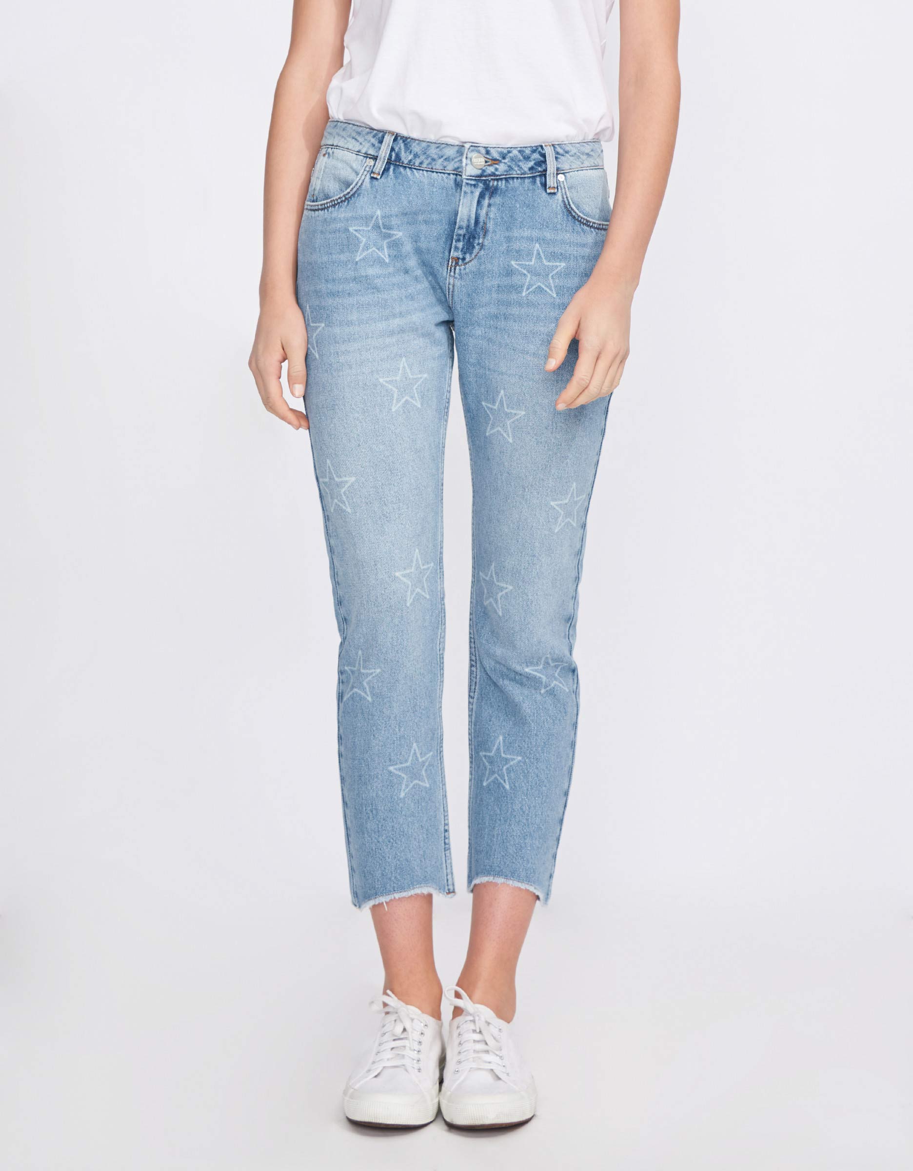 Boxy Cropped Victor Jeans - Dnm Stars