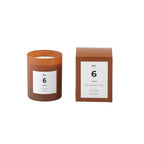 No. 6 - Sequoia - Lot de 6 Bougies Parfumées - Marron - Cire Naturelle