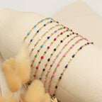 Nilaï - Pulsera Tuttifrutti - Oro / Rojo
