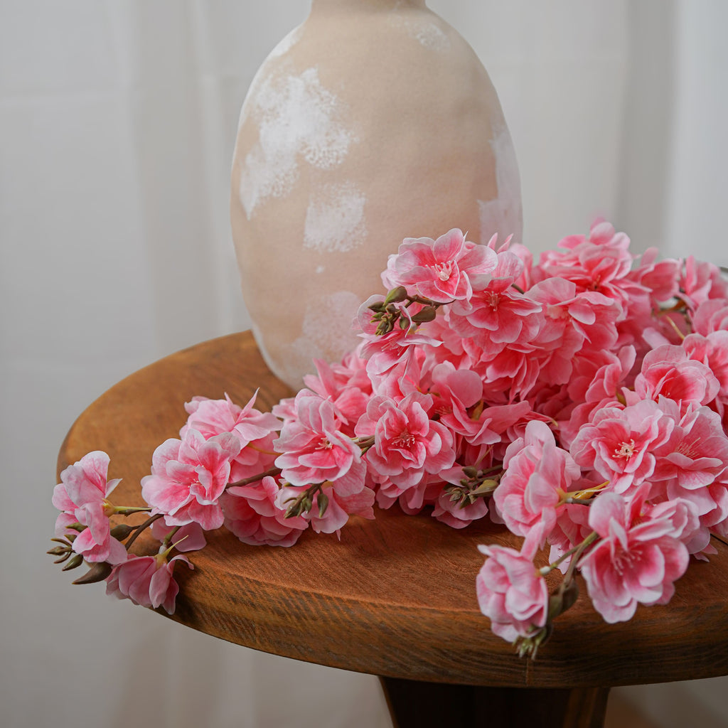 Fleur De Cerisier Artificielle Rose
