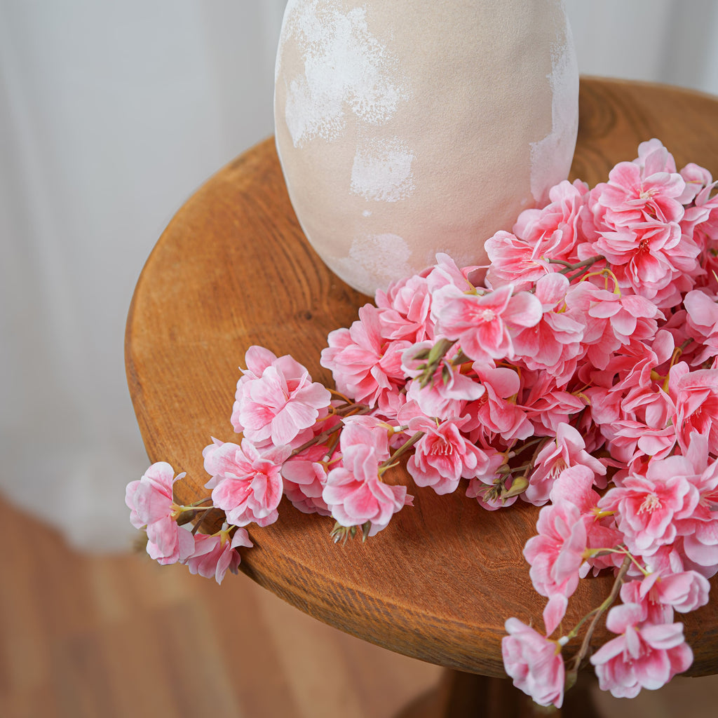 Fleur De Cerisier Artificielle Rose