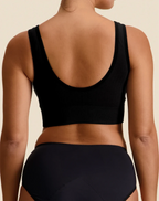 Cleo Textured Knit Bralette - Black