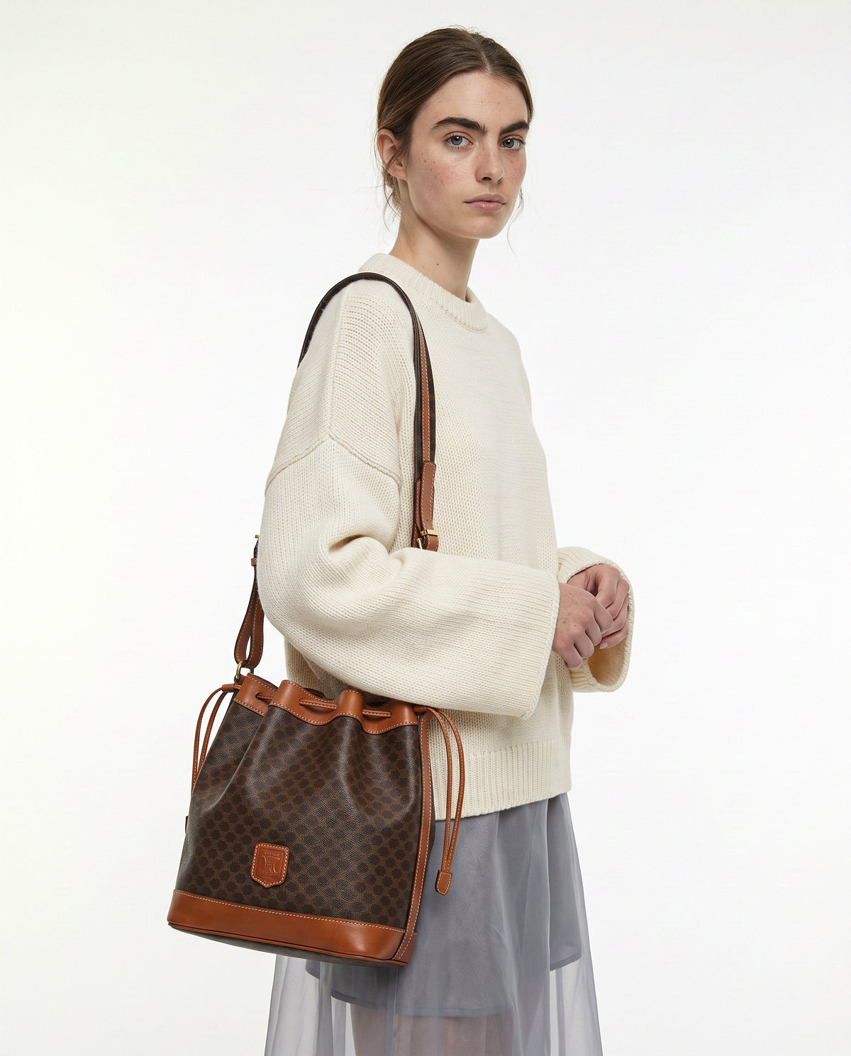 Céline Bolso Bombonera Macadam Vintage