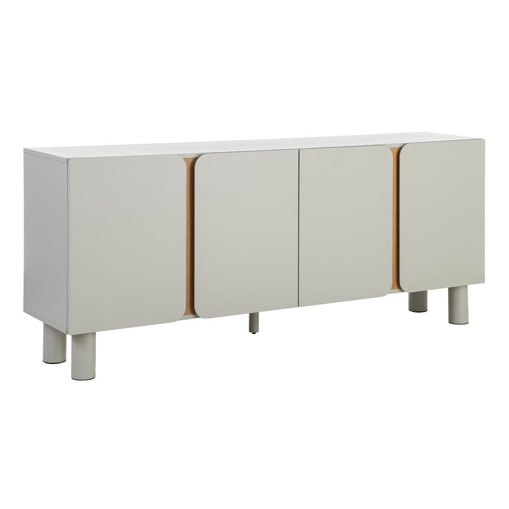 Ren - Buffet 4 portes - MDF - Taupe