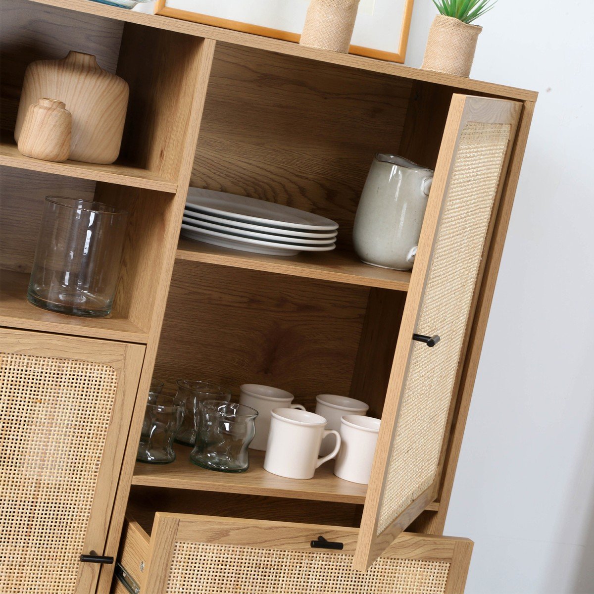 Jaya - Buffet Haut - Rotin Naturel