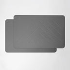 Set Of 2 Large Diatomite Stone Bath Mats