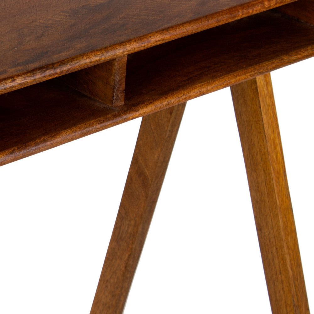 Compartment - Escritorio - Madera, 3 compartimentos - Marrón