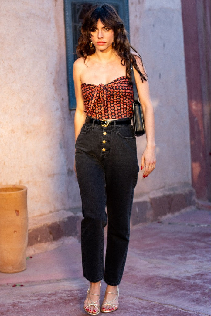 Bustier Badis Imprimé Lotus
