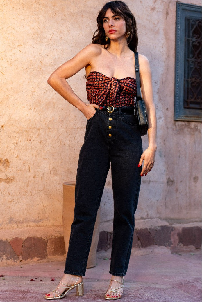 Bustier Badis Imprimé Lotus