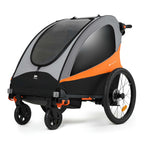 Nava Orange 3-in-1 Child Bike Trailer