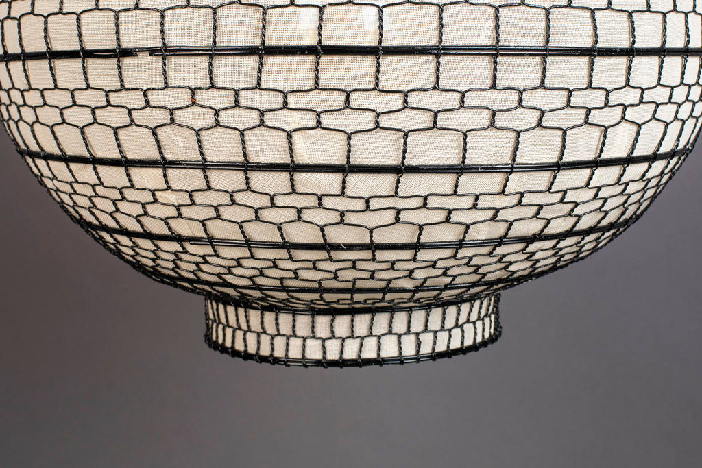 Ming Ronde '45 - Pendant Lamp - Iron - White