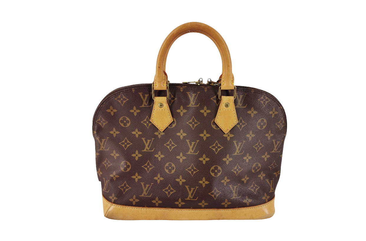 Louis Vuitton Alma Handbag Monogram Canvas MM
