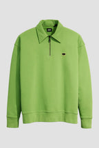 Levi'S Mikina Skate New Quarter Zip Greens