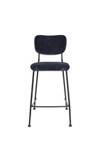 Benson 64.5 Cm - Set of 2 Bar & Counter Stools - Fabric - Dark Blue