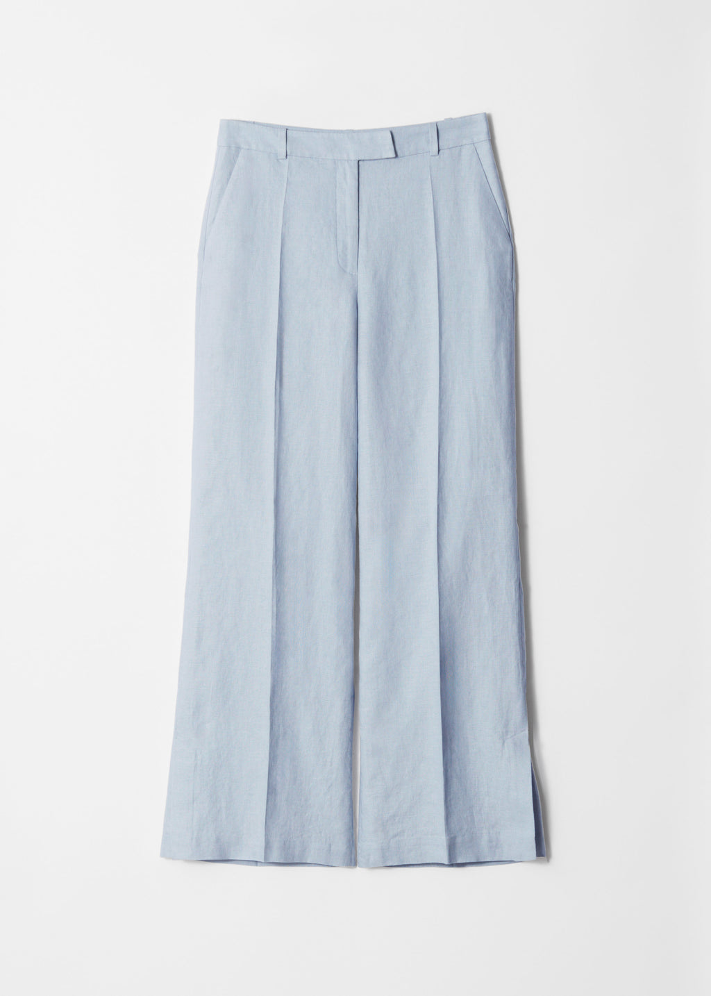 Pantalon Es Carly En Lin - Bleu