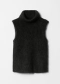 Top St Eden i mohairblanding - Sort