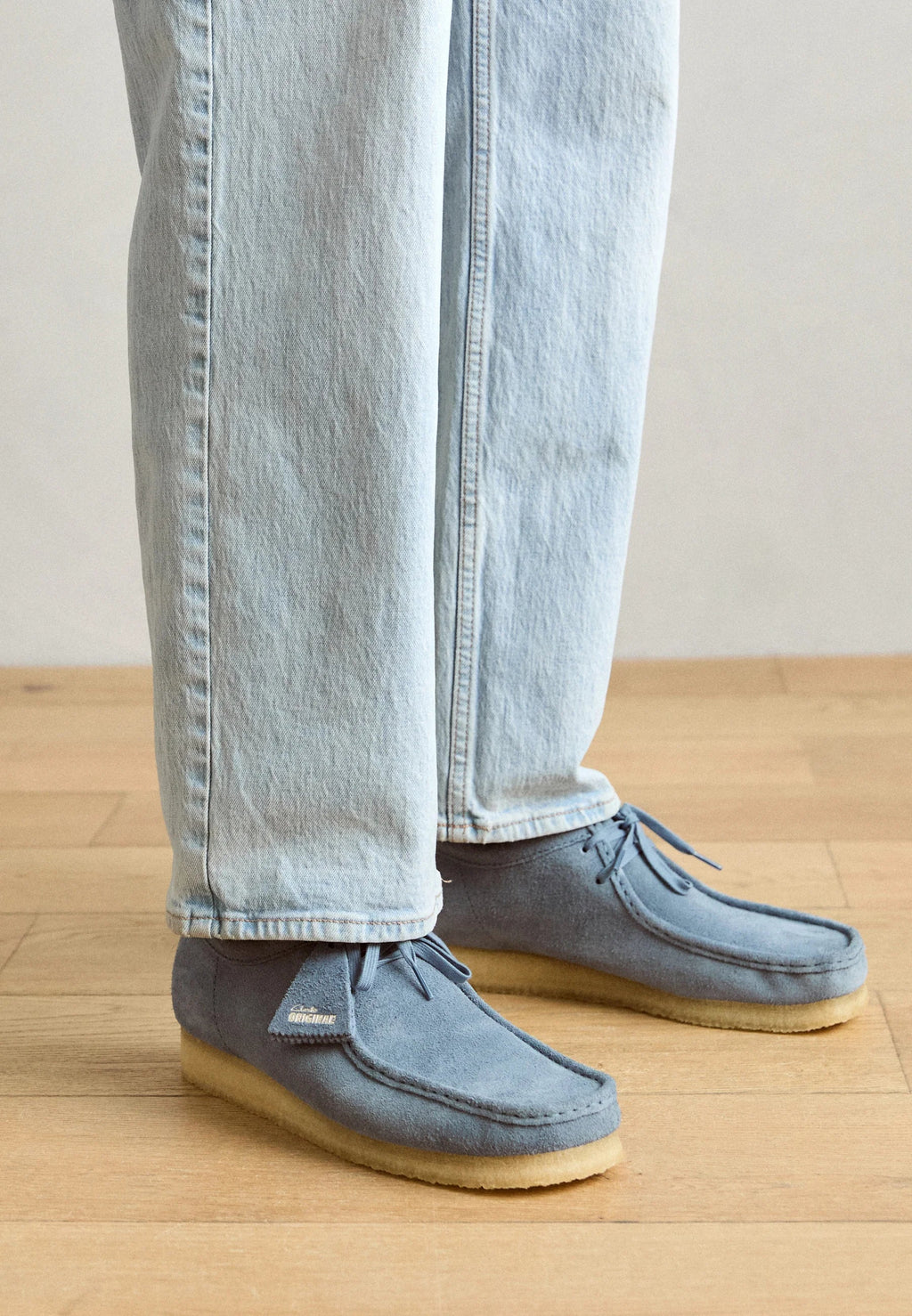 Wallabee - French Blue Suede - Homme