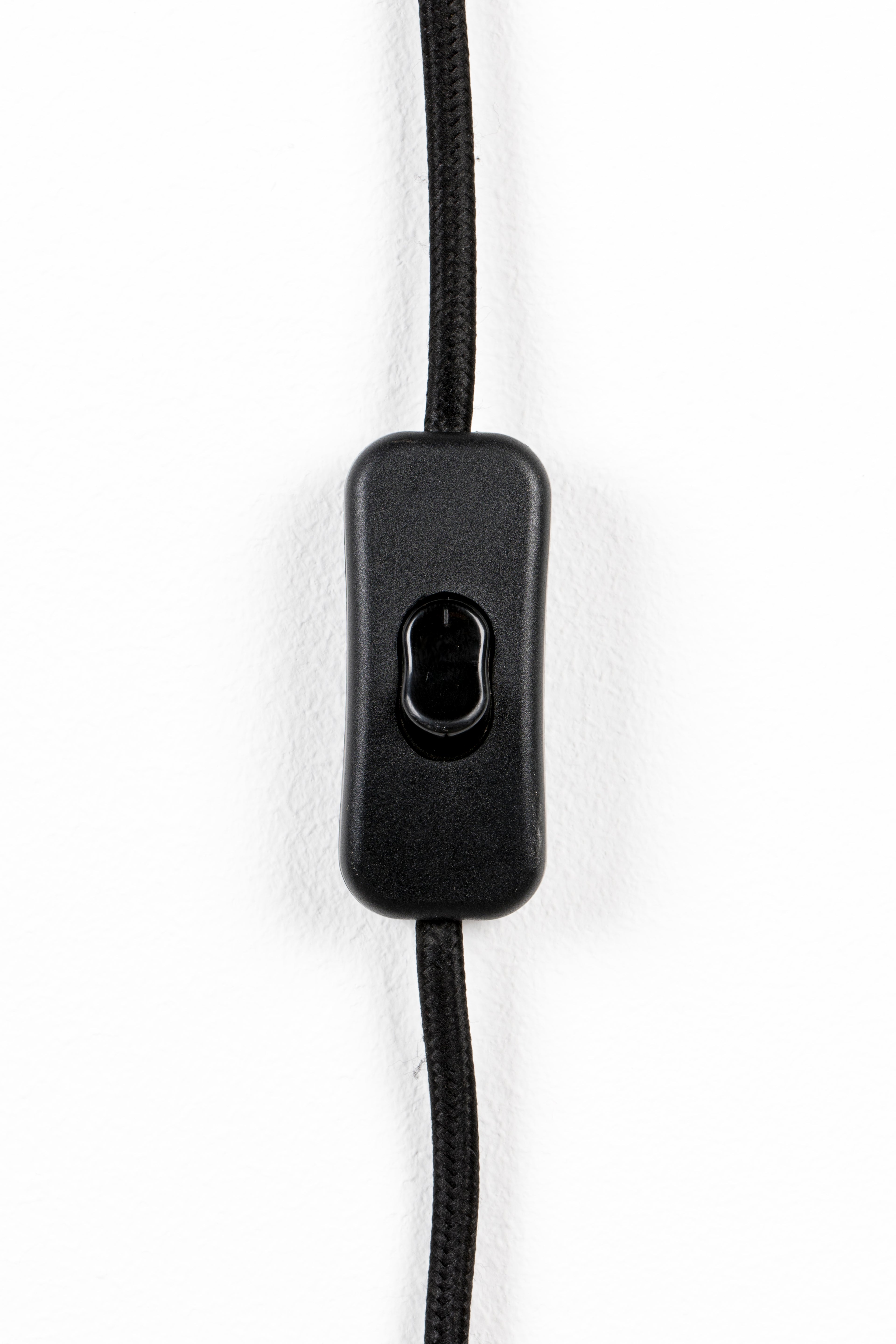 Lea - Aplique de Pared - Metal - Negro