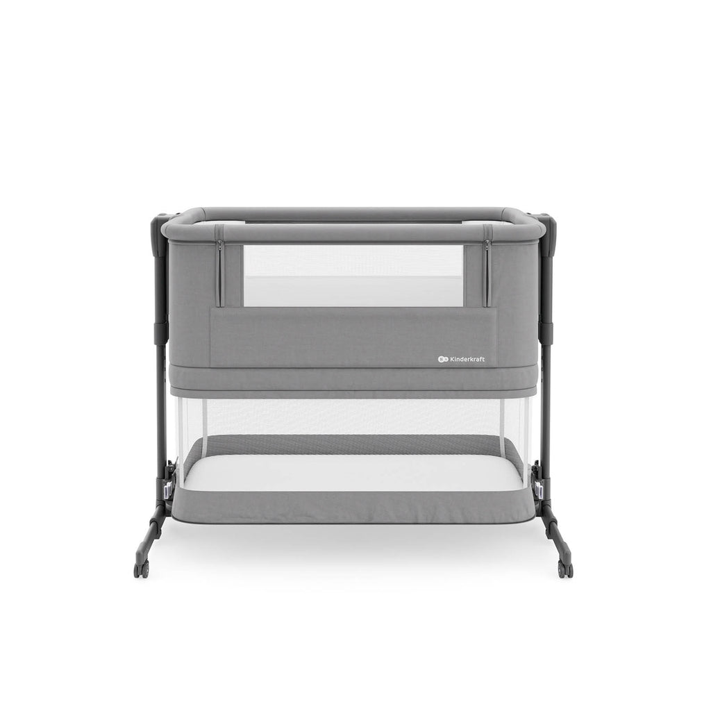 Nestee Grow 2 Dark Grey 3-in-1 Bedside Crib