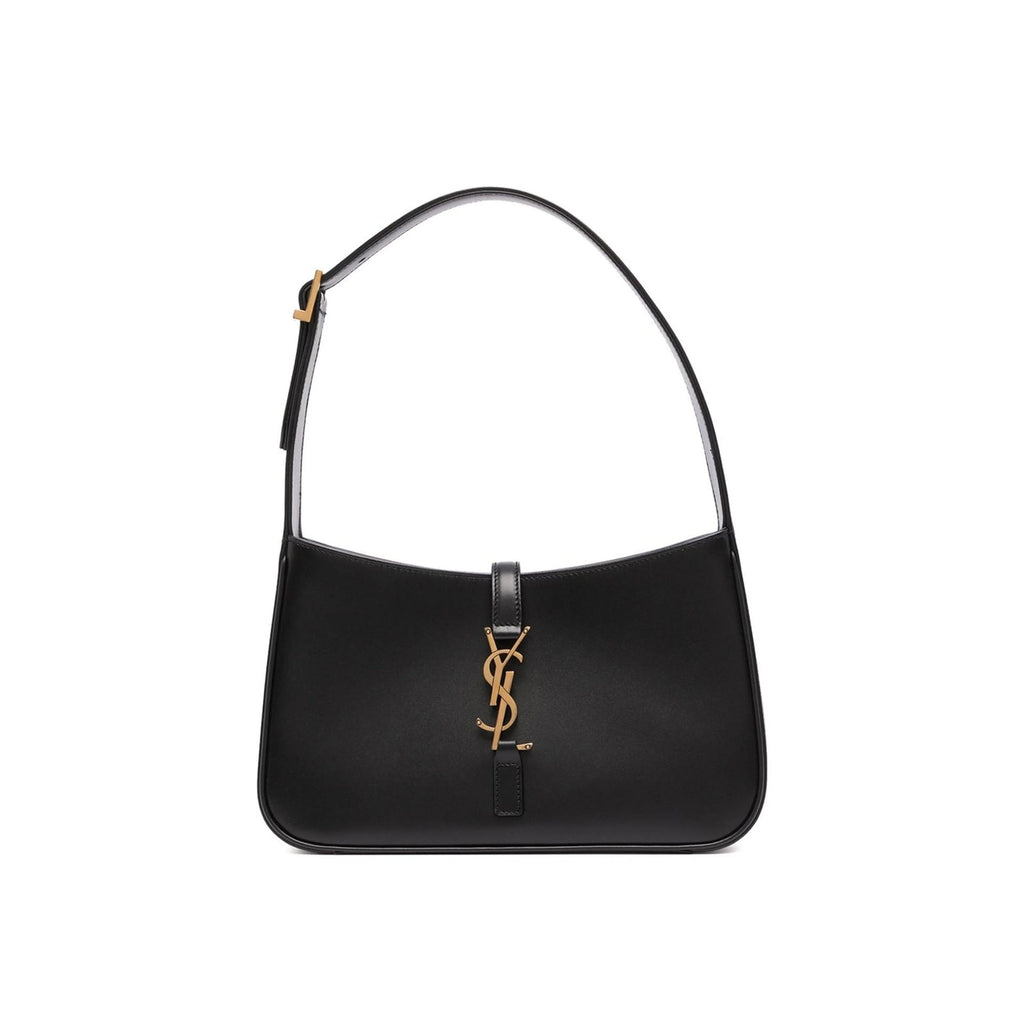 Saint Laurent - Bolso hobo de piel Le 5 À 7 - Negro - Mujer