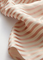 Chemise Ve Marit À Rayures - Beige
