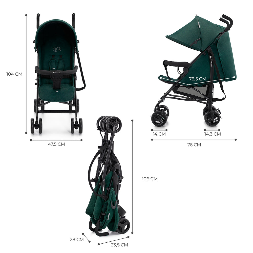 Tik Pushchair Green